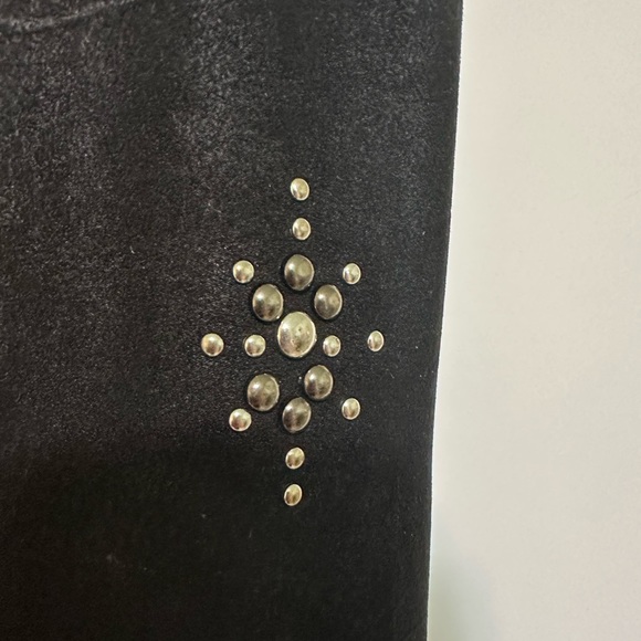 Free People Faux Suede Vegan Studded Leggings - Picture 2 of 5